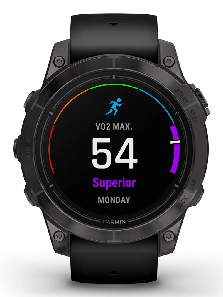 Garmin epix Pro (Gen 2) Sapphire Edition 47mm AMOLED -urheilukello, musta