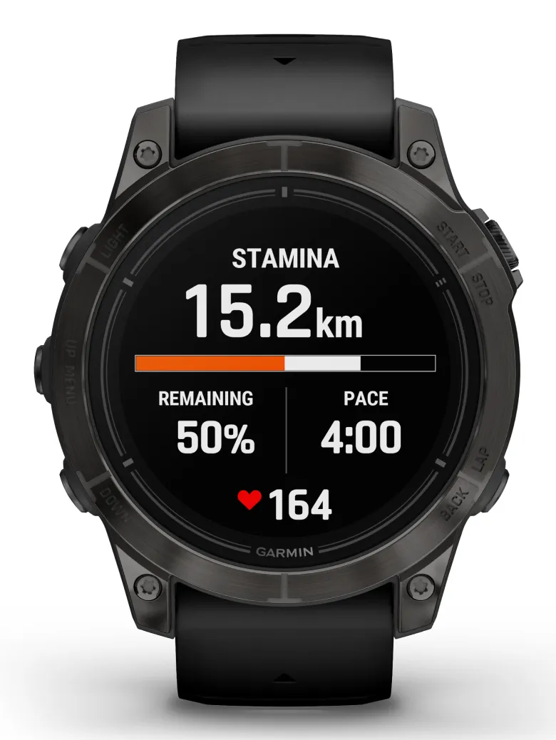Garmin epix Pro (Gen 2) Sapphire Edition 47mm AMOLED -urheilukello, musta