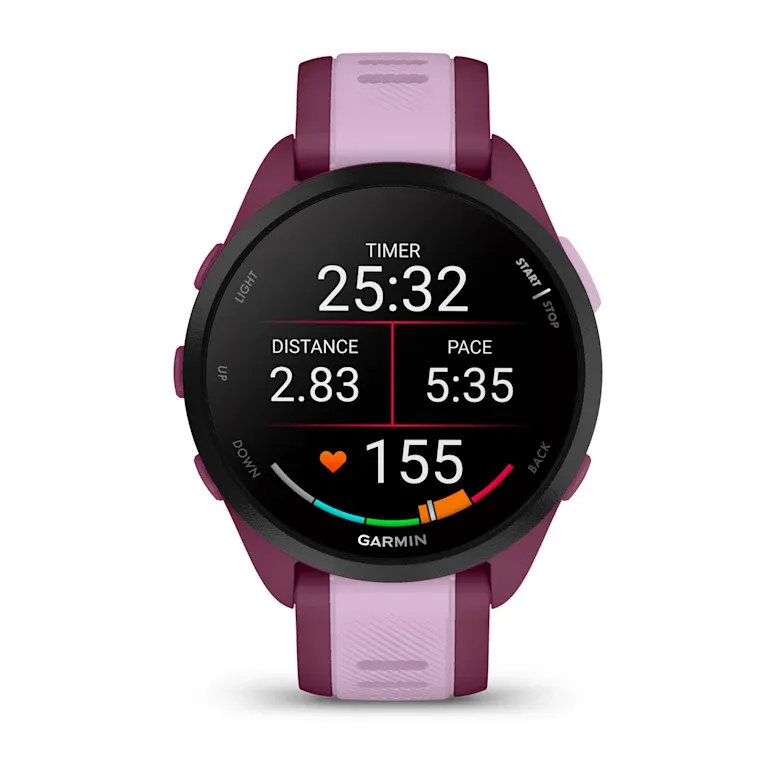Garmin Forerunner 165 Music - tr&auml;ningsklocka, R&ouml;d / Lila