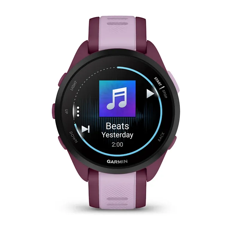 Garmin Forerunner 165 Music - tr&auml;ningsklocka, R&ouml;d / Lila