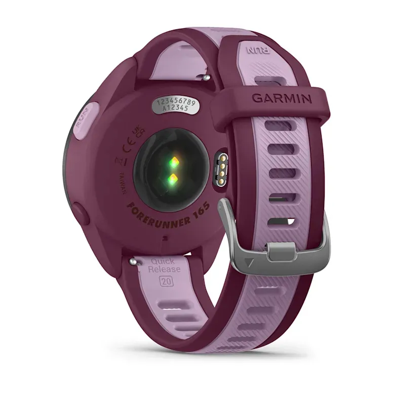 Garmin Forerunner 165 Music - tr&auml;ningsklocka, R&ouml;d / Lila