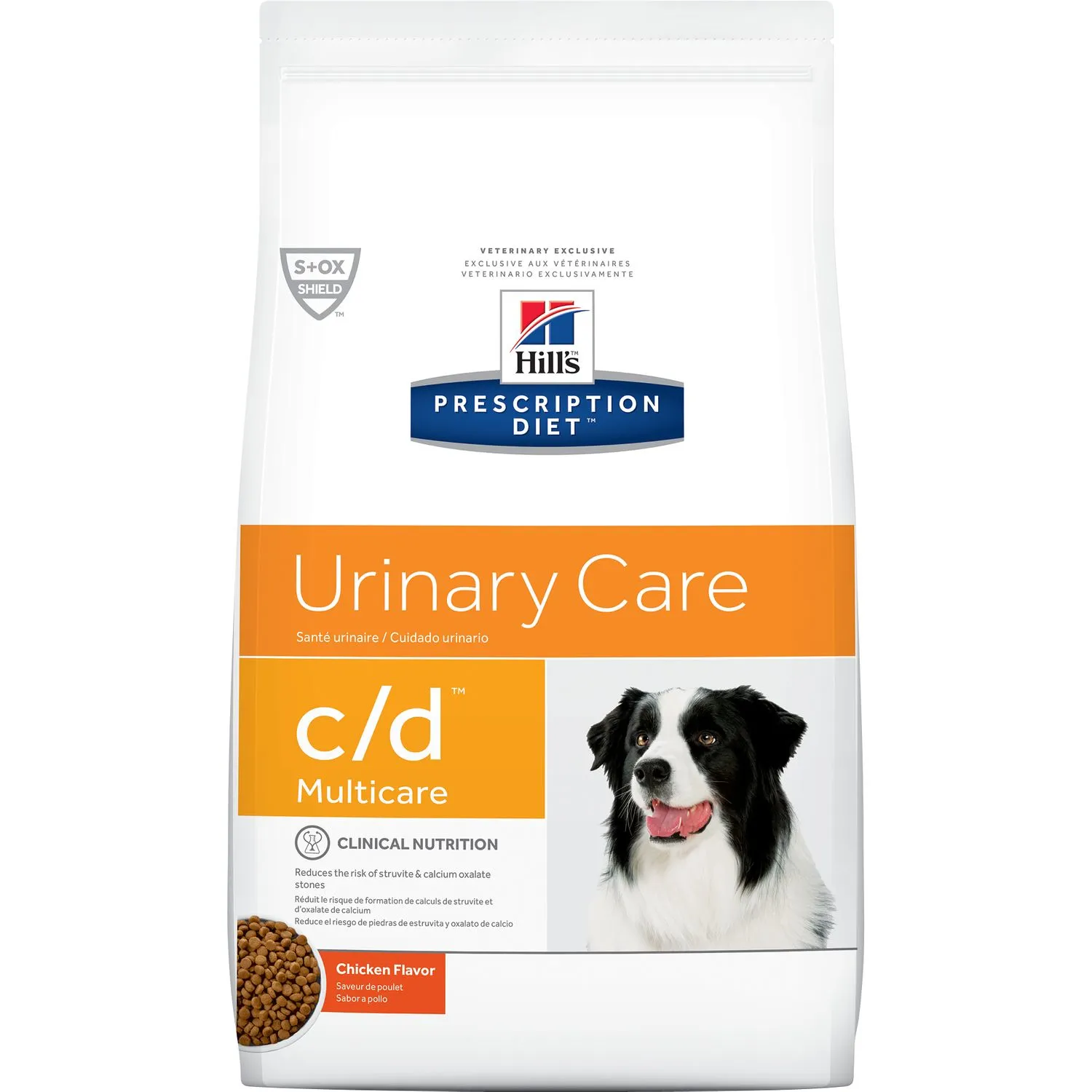 Hill's Prescription Diet Canine c/d Multicare Chicken, Torrfoder f&ouml;r hund, Adult, Urinv&auml;gsh&auml;lsa, 12 kg