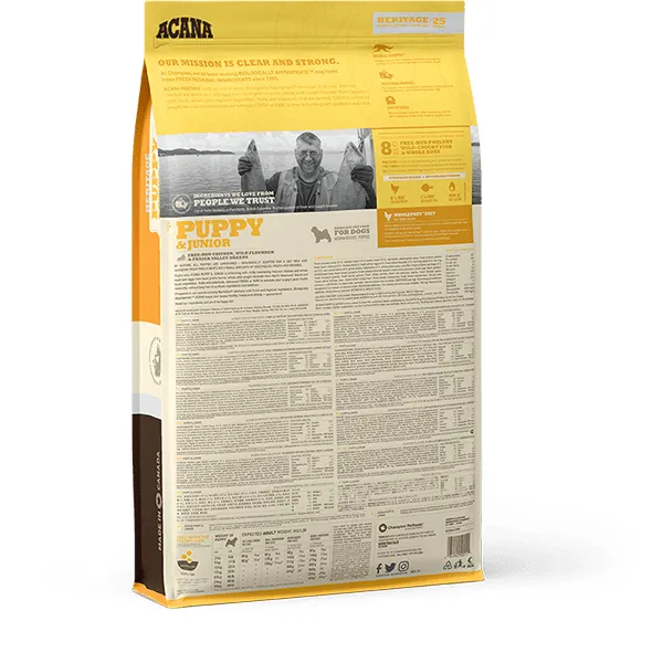 ACANA Puppy, Dry food for dogs, Grain Free, 11.4kg