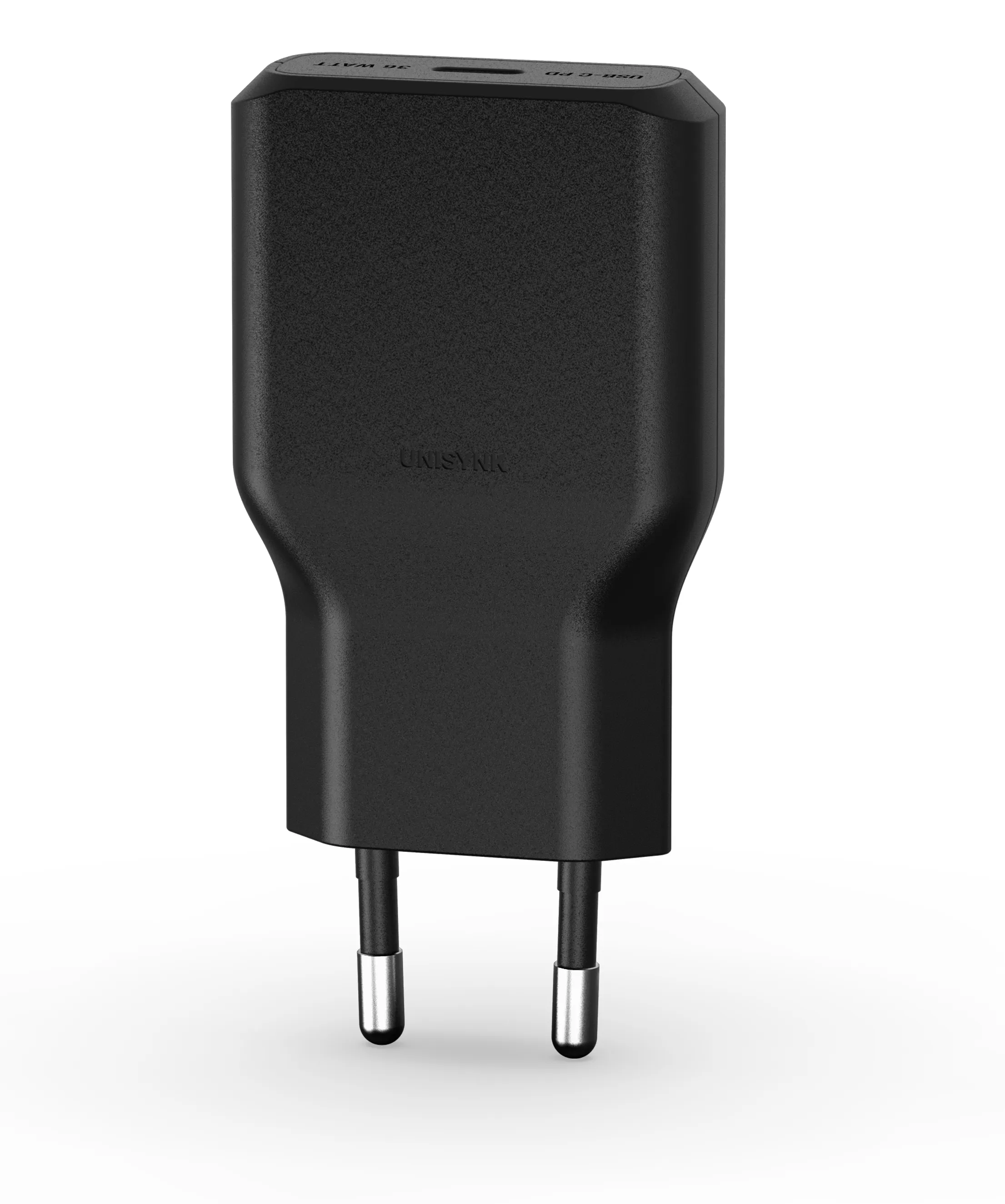 Unisynk USB-C Slim Wall Charger G3 36W - Str&ouml;madapter, Svart