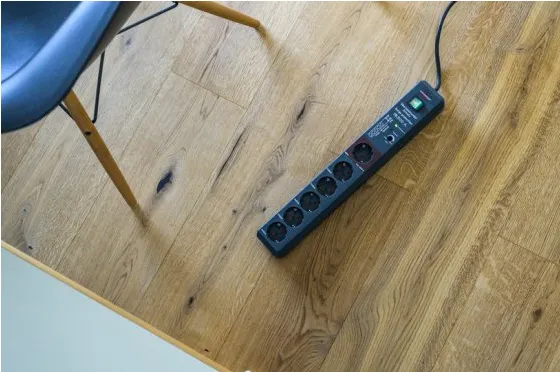 Brennenstuhl power strip, 6xCEE 7/4 outlets, 1xCEE 7/4, 3m cable, black