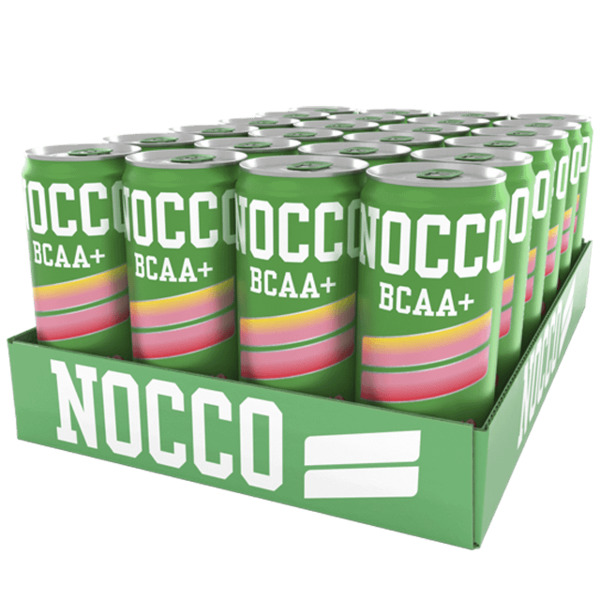 Nocco BCAA+ Peachango -energiajuoma, kofeiiniton, 330ml 24-pack