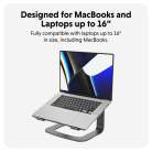 Hyper HyperSpace Laptop Stand - Grey