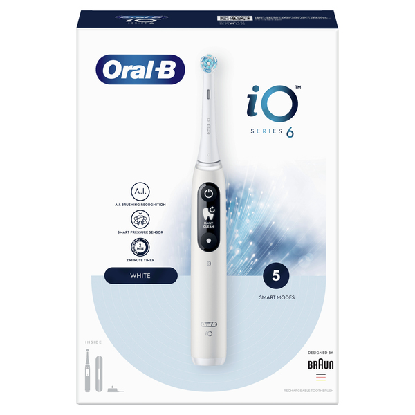 Oral-B iO6 - electric toothbrush, Black, Blue