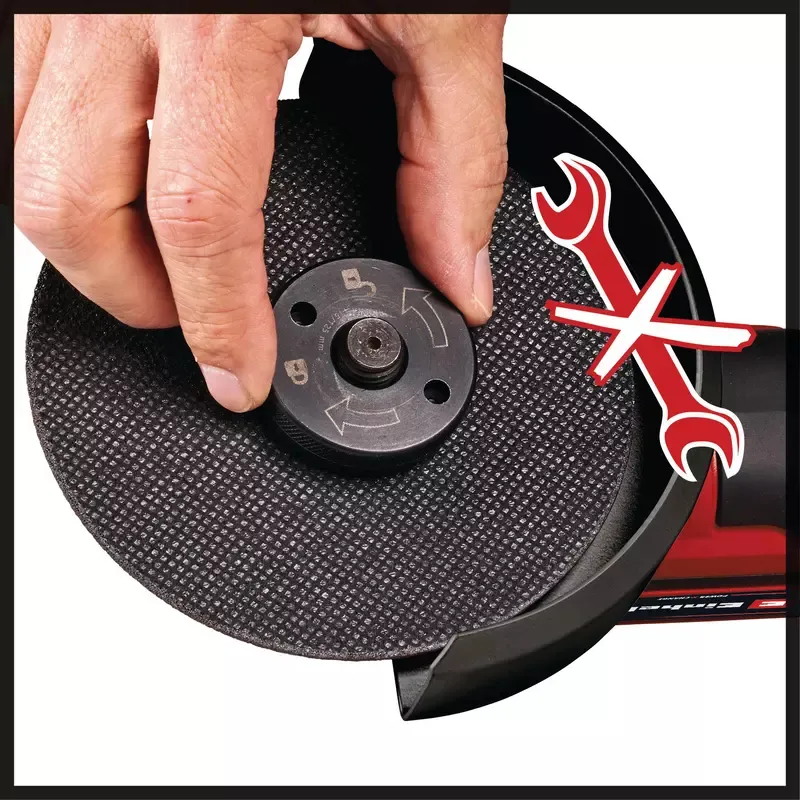 EINHELL Professional TP-AG 18/125 CE Q Li-Solo Cordless Angle Grinder