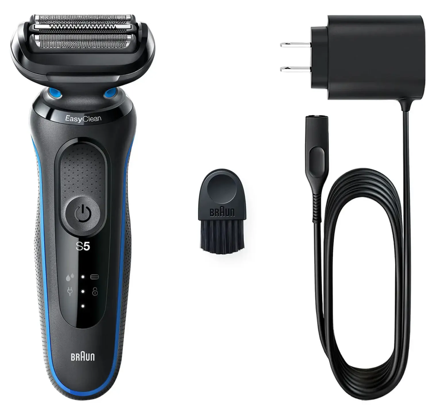 Braun Series 5 - 51-B1000s - rakapparat, svart/bl&aring;