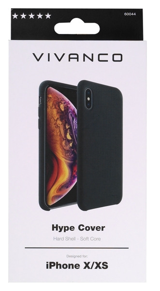 VIVANCO Silicone Case iPhone X/Xs Black
