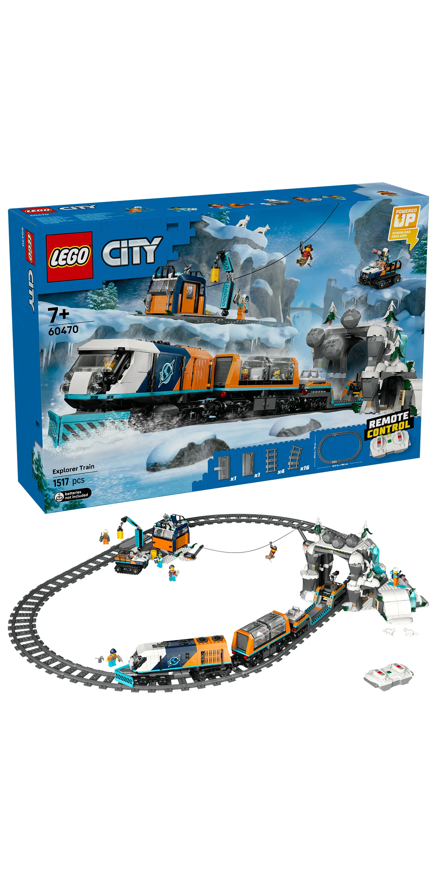 LEGO City Arctic Expedition Leader



&rsquo;s Express Train 60470