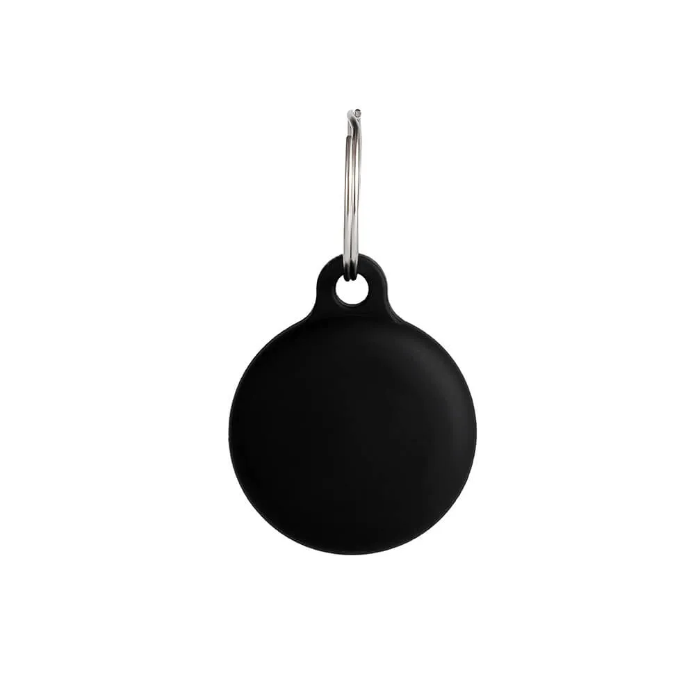 Onsala Silicone Holder, AirTag - keychain, Black
