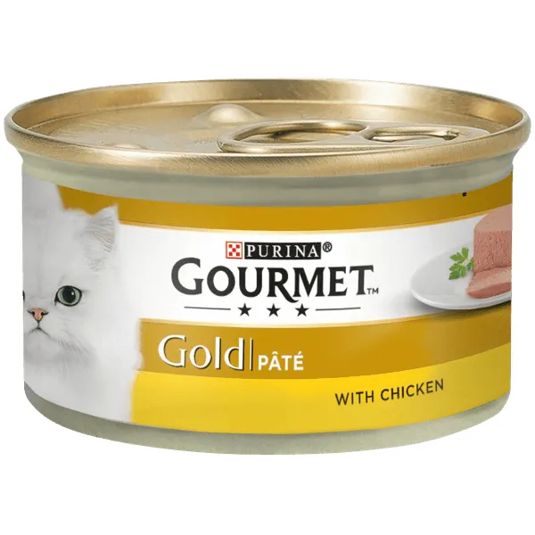 Purina Nestle Gourmet Gold Chicken P&acirc;t&eacute;, Kissan m&auml;rk&auml;ruoka, Adult, 85 g