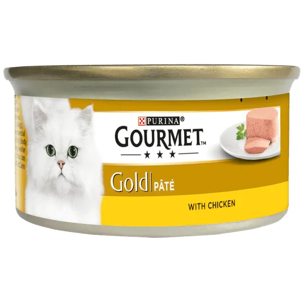 Purina Nestle Gourmet Gold Chicken P&acirc;t&eacute;, Kissan m&auml;rk&auml;ruoka, Adult, 85 g