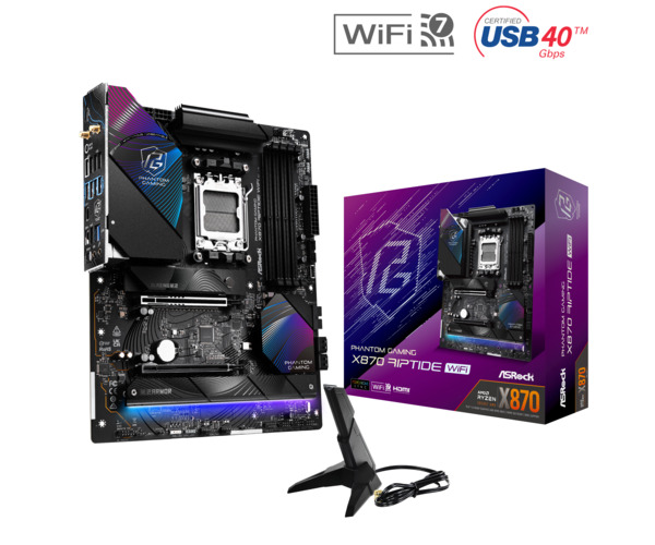 ASRock X870 Riptide WiFi AM5 ATX -emolevy