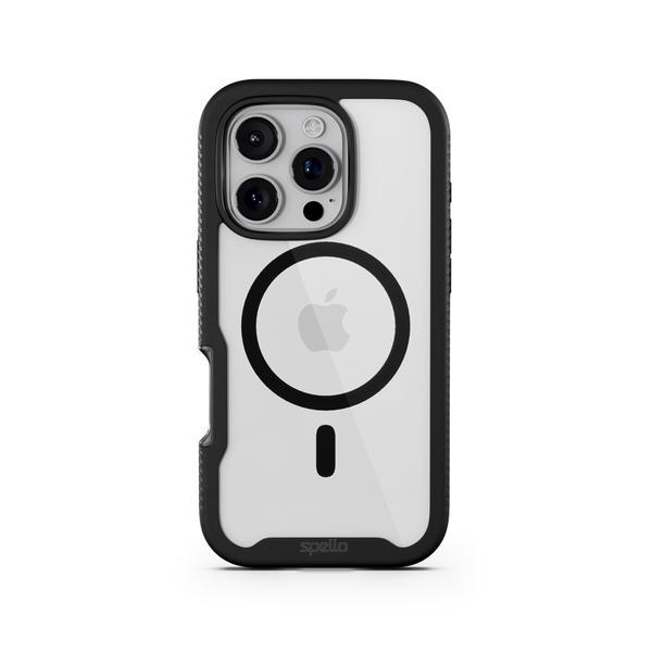 Spello Rugged Magnetic Case iPhone 16 Pro - black