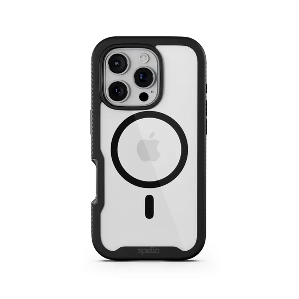 Spello Rugged Magnetic Case iPhone 16 Pro - black