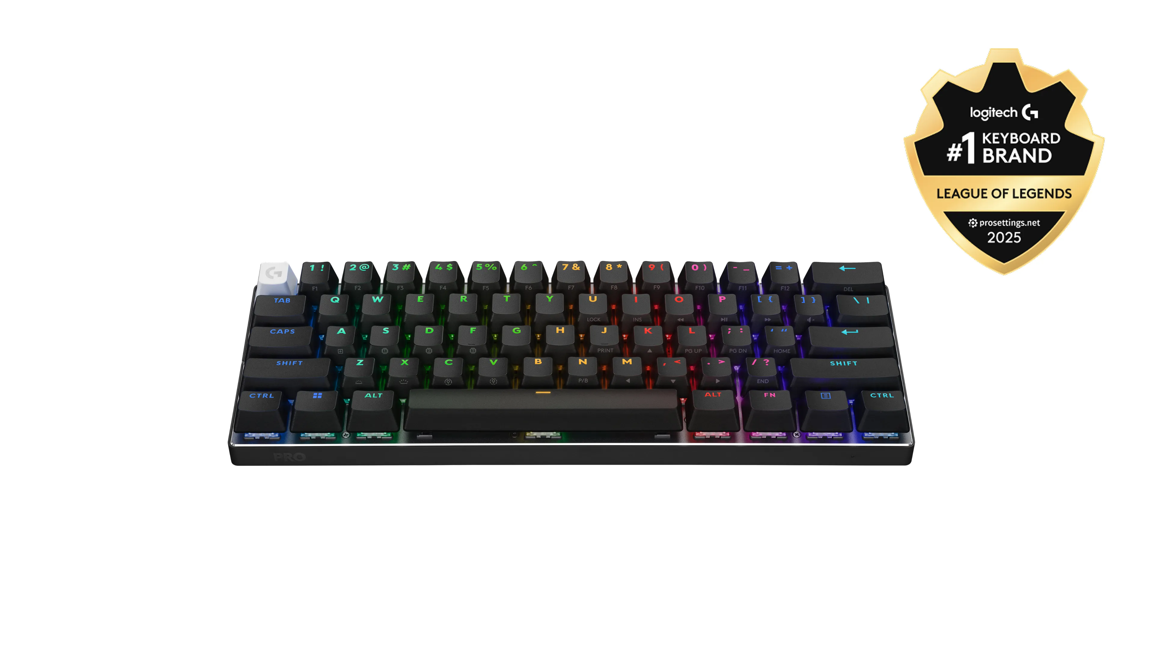 Logitech G PRO X 60 LIGHTSPEED Wireless Mechanical Gaming Keyboard, GX Optical Linear, Black
