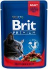 Brit Premium Beef Stew & Peas, Wet food for cats, Adult, 100g
