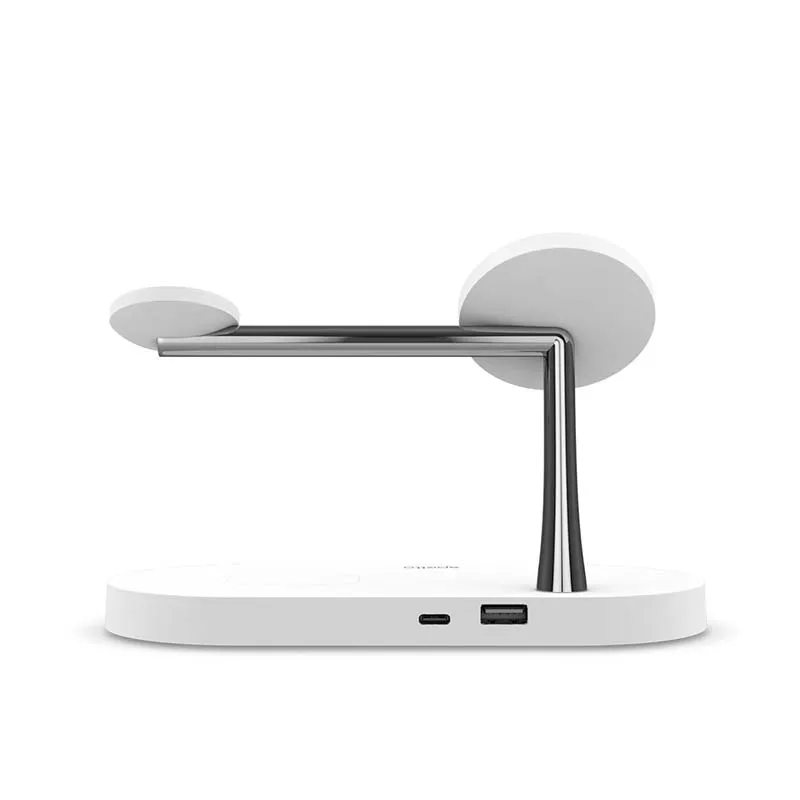 Spello 3in1 Magnetic Wireless Charging Stand (Magsafe Compatible) - white