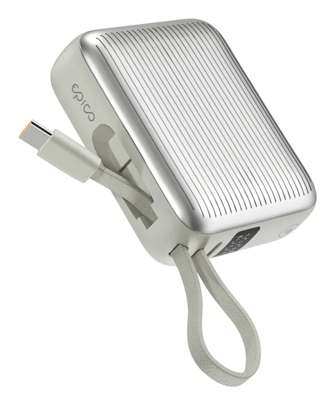Epico UltraPack 35W 10000mAh Power Bank EP19 - grå Epico UltraPack 35W 10000mAh Power Bank EP19 - grå