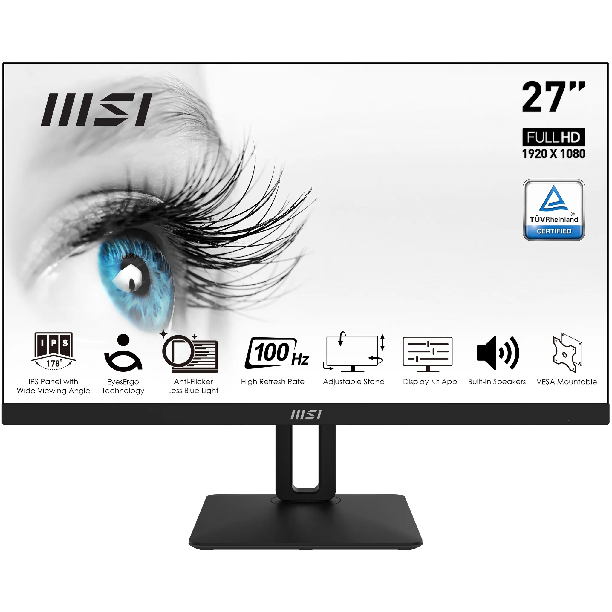 MSI 27" Pro MP271APDE Full HD, IPS - monitor