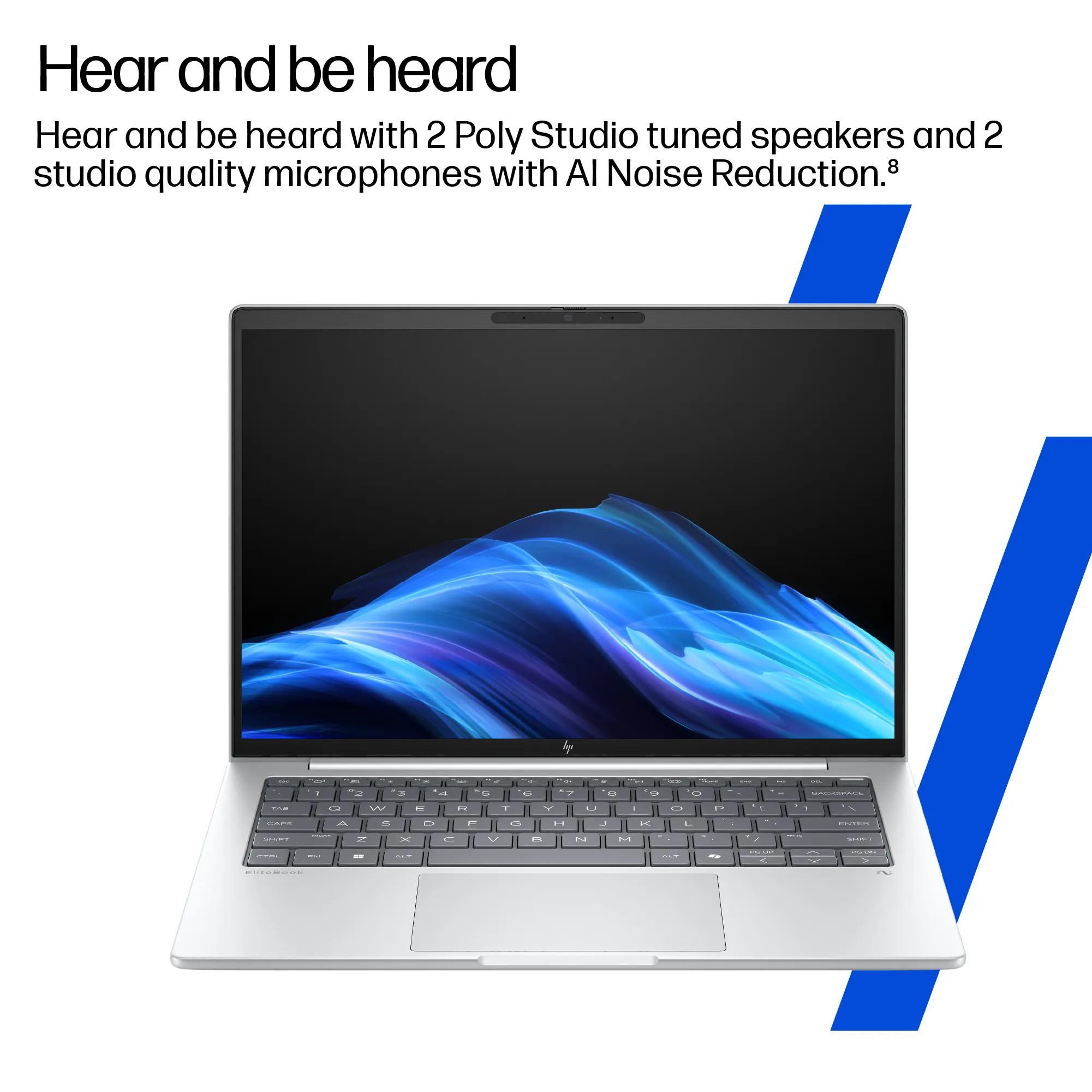 HP EliteBook 8 G1i Next Gen AI PC Wolf Pro Security Edition 16&quot; 258V, 32GB, 1 TB SSD, Win 11 Pro - notebook, Silver