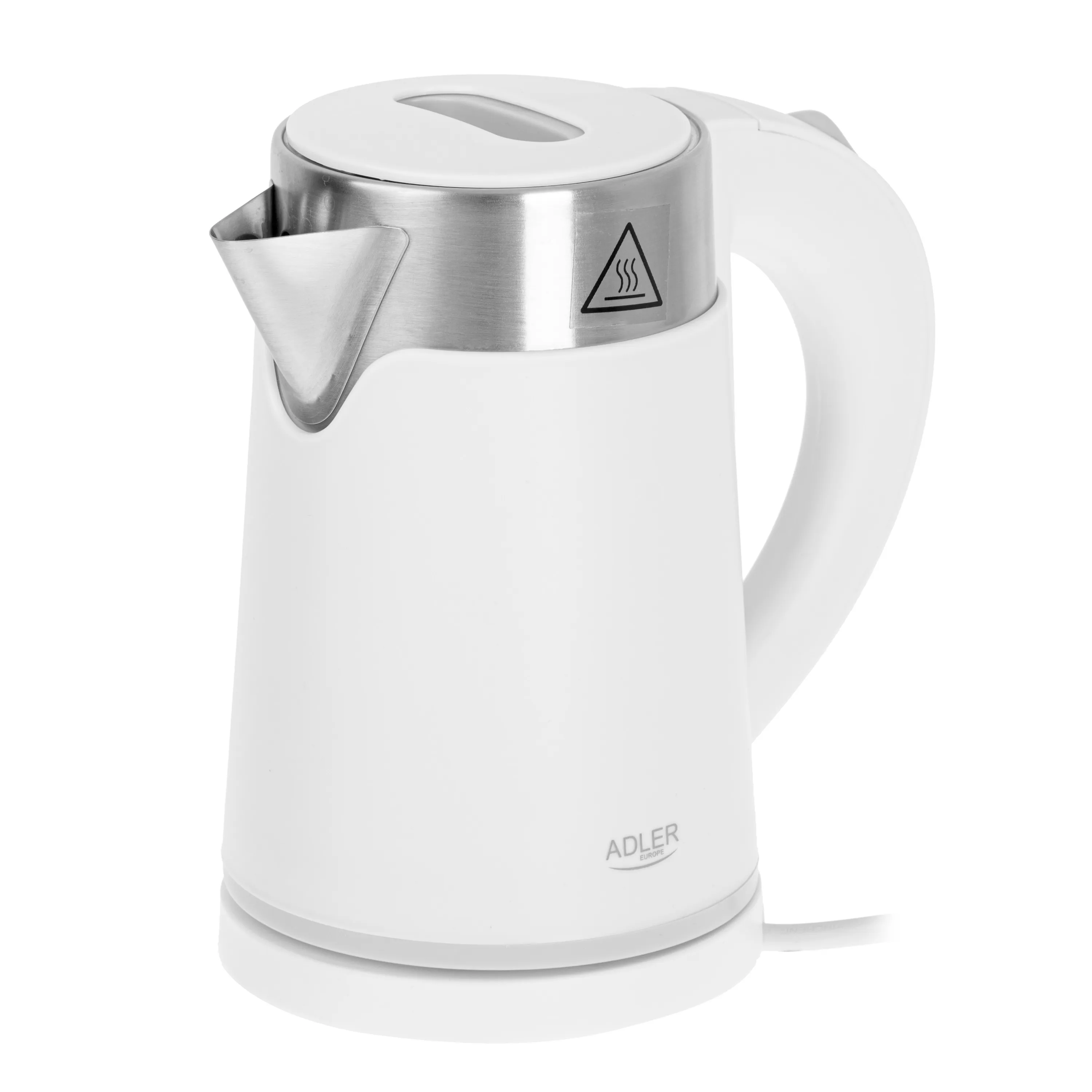 ADLER AD 1372w kettle, 0.6L, 800W, White