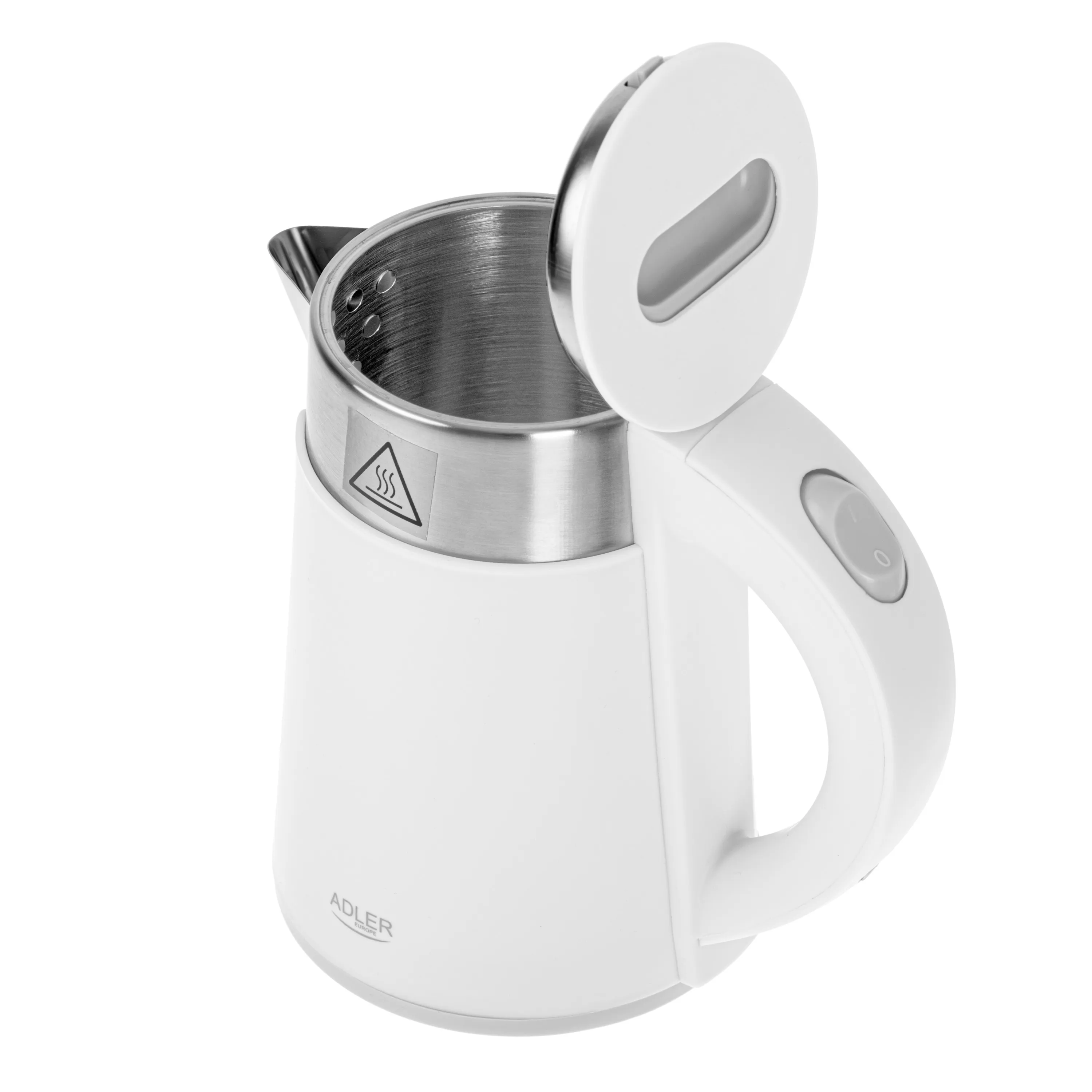 ADLER AD 1372w kettle, 0.6L, 800W, White