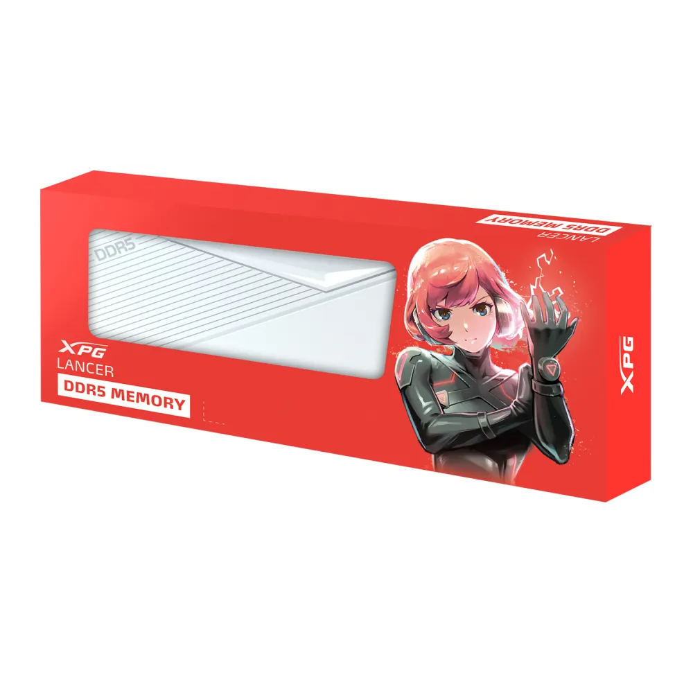 ADATA DDR5 16GB - 6000 - CL - 40 - Single-Kit -DIMM - AX5U6000C4016G-CLAWH - XPG LANCER - white