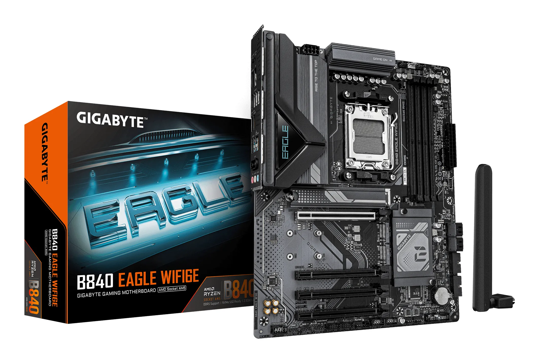 Gigabyte B840 EAGLE WiFi 6E AM5 ATX Motherboard Gigabyte B840 EAGLE WiFi 6E AM5 ATX Motherboard