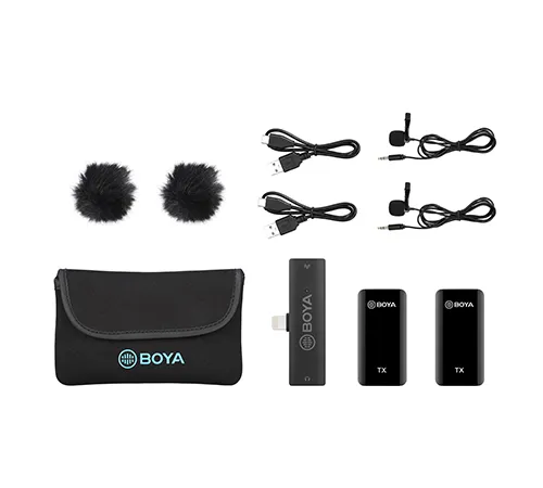 Boya wireless -microphone, 2 pack