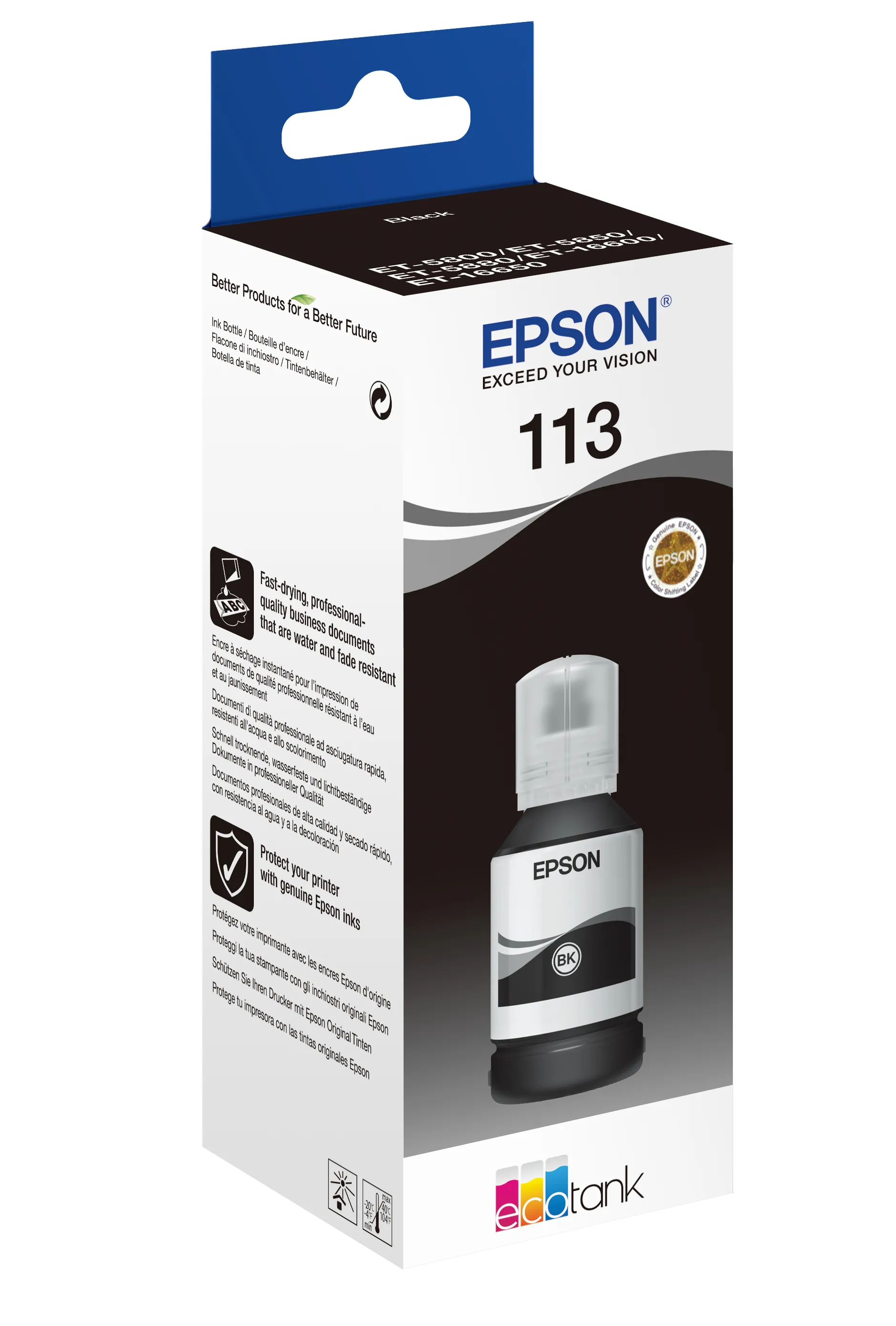 Epson 113 EcoTank - ink bottle, Pigment Black