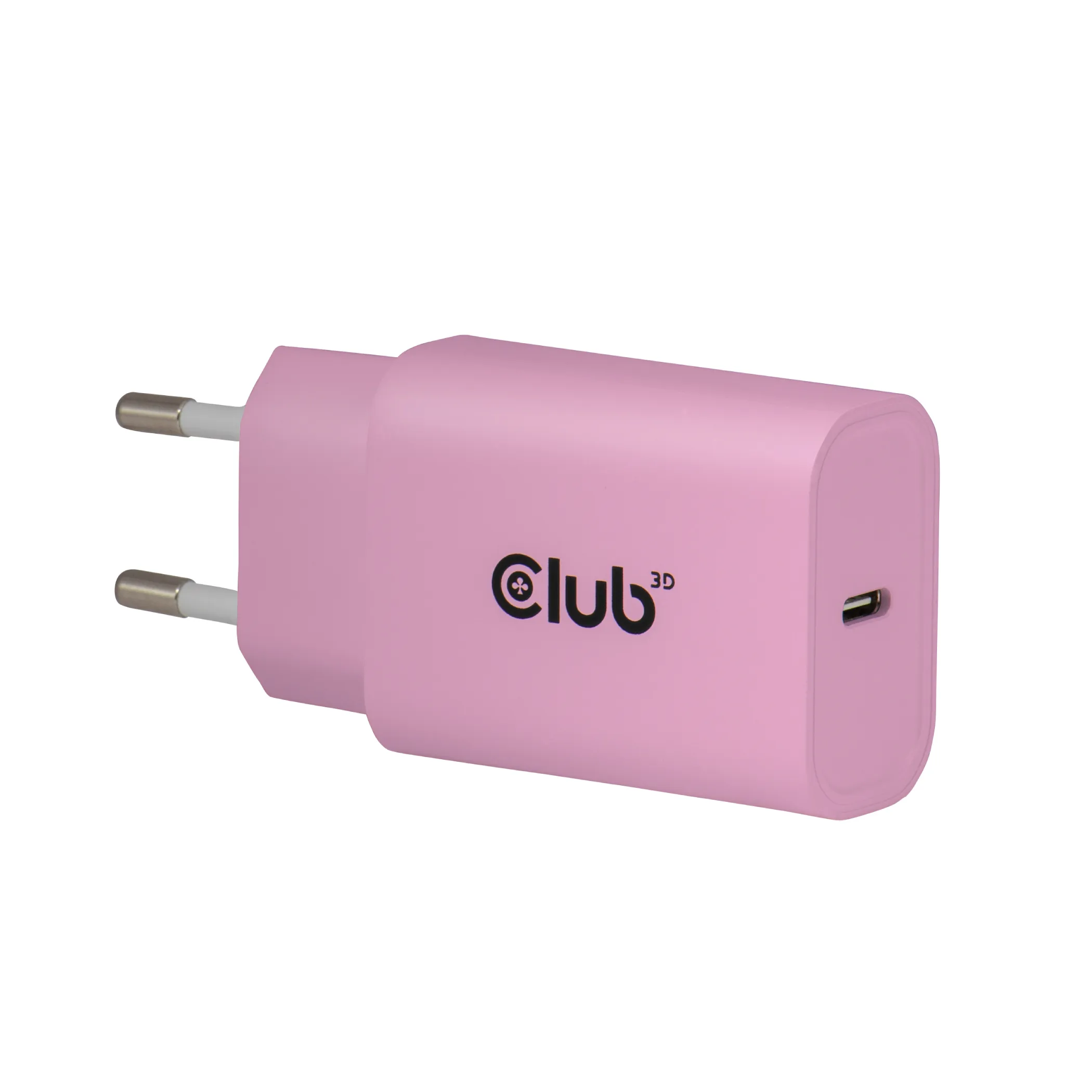 CLUB 3D CAC-3021 - 30W USB-C-str&ouml;madapter, rosa