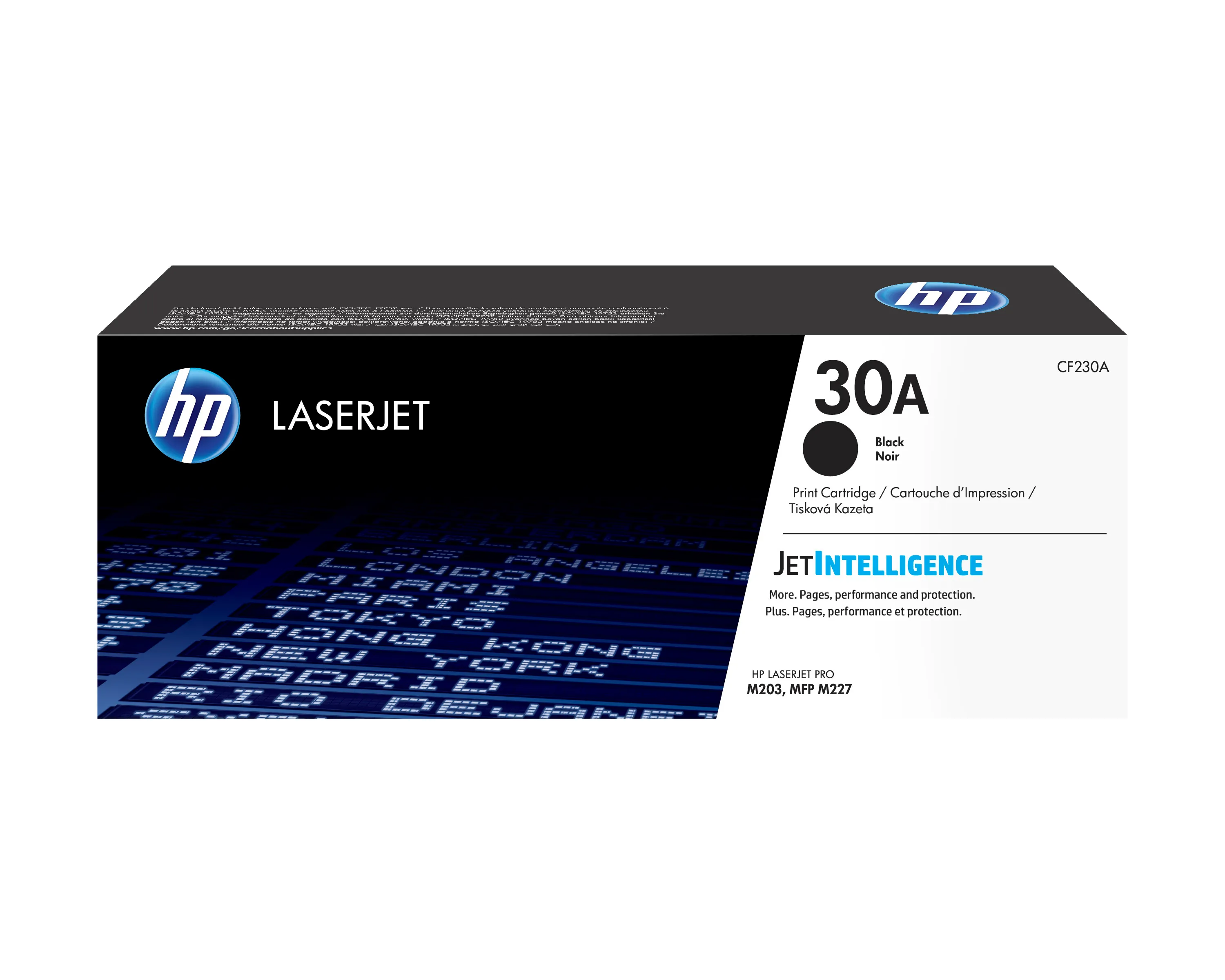 HP 30A - Musta - alkuper&auml;inen - LaserJet - v&auml;riainekasetti (CF230A) malleihin LaserJet Pro M203dn, M203dw, M227fdw, MFP M227fdn, MFP M227fdw, MFP M227sdn