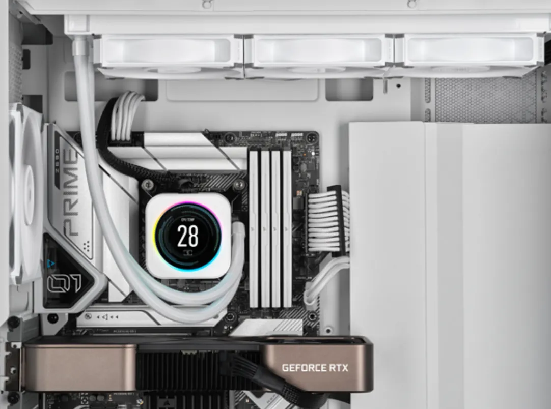 Corsair AF120 ELITE Dynamic Bearing Fan, 120mm - case fan, white