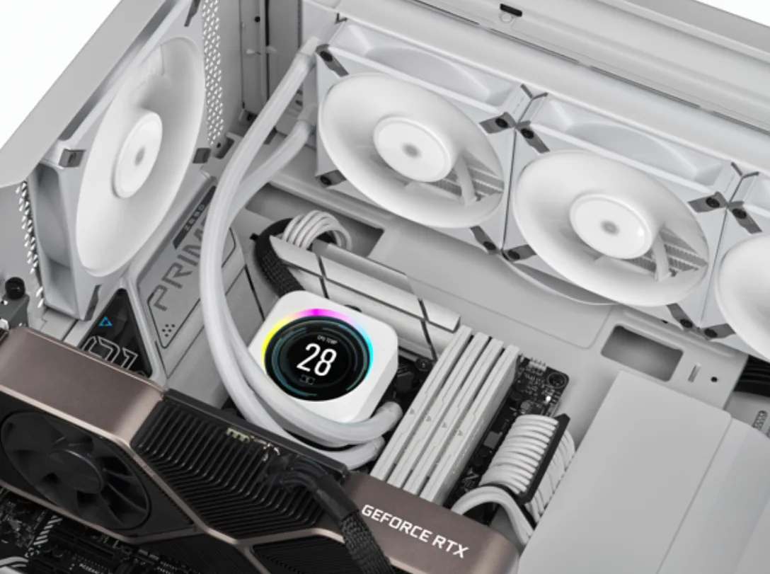 Corsair AF120 ELITE Dynamic Bearing Fan, 120mm - case fan, white