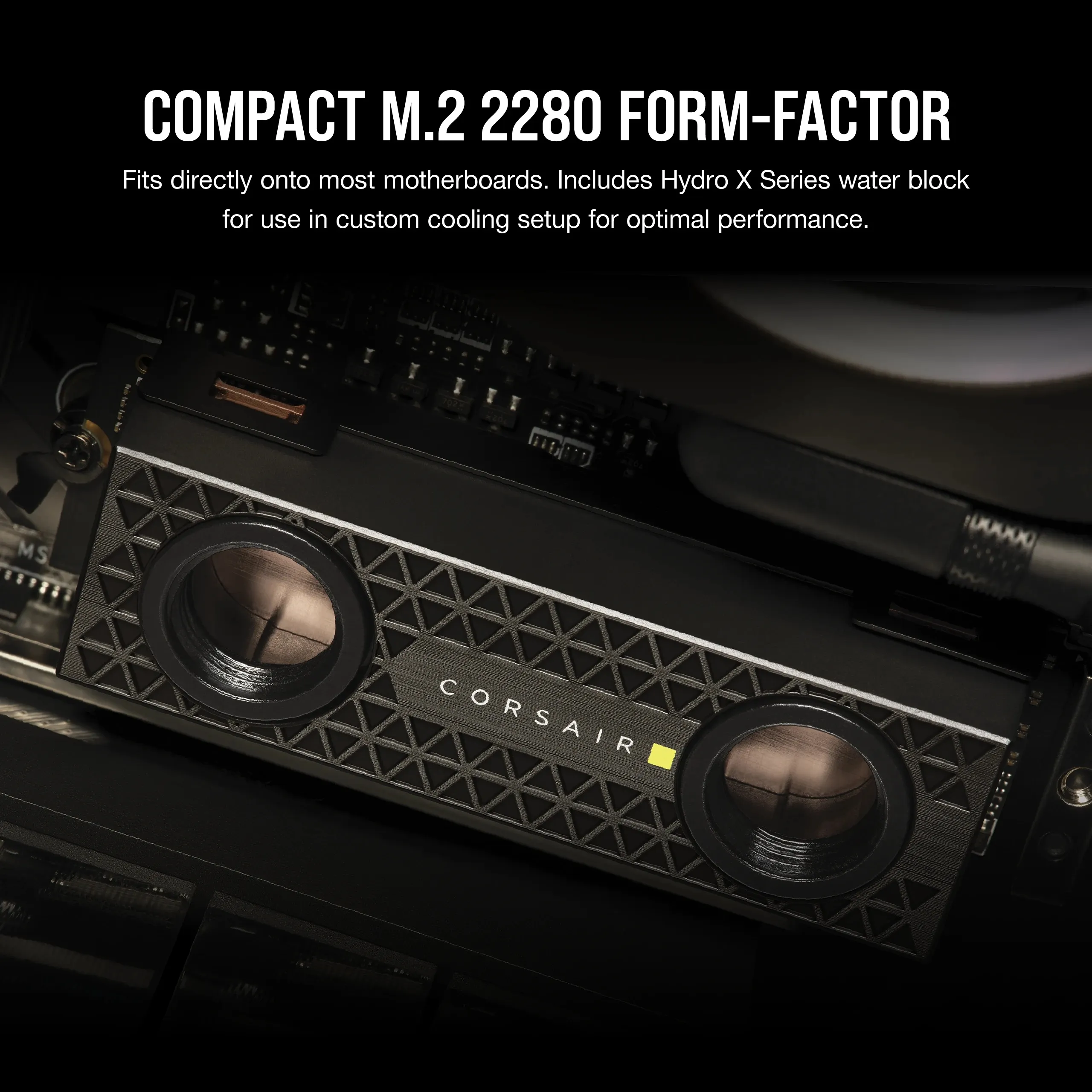 Corsair MP700 PRO Hydro X 2TB M.2 PCIe Gen5 NVMe SSD with Heatsink