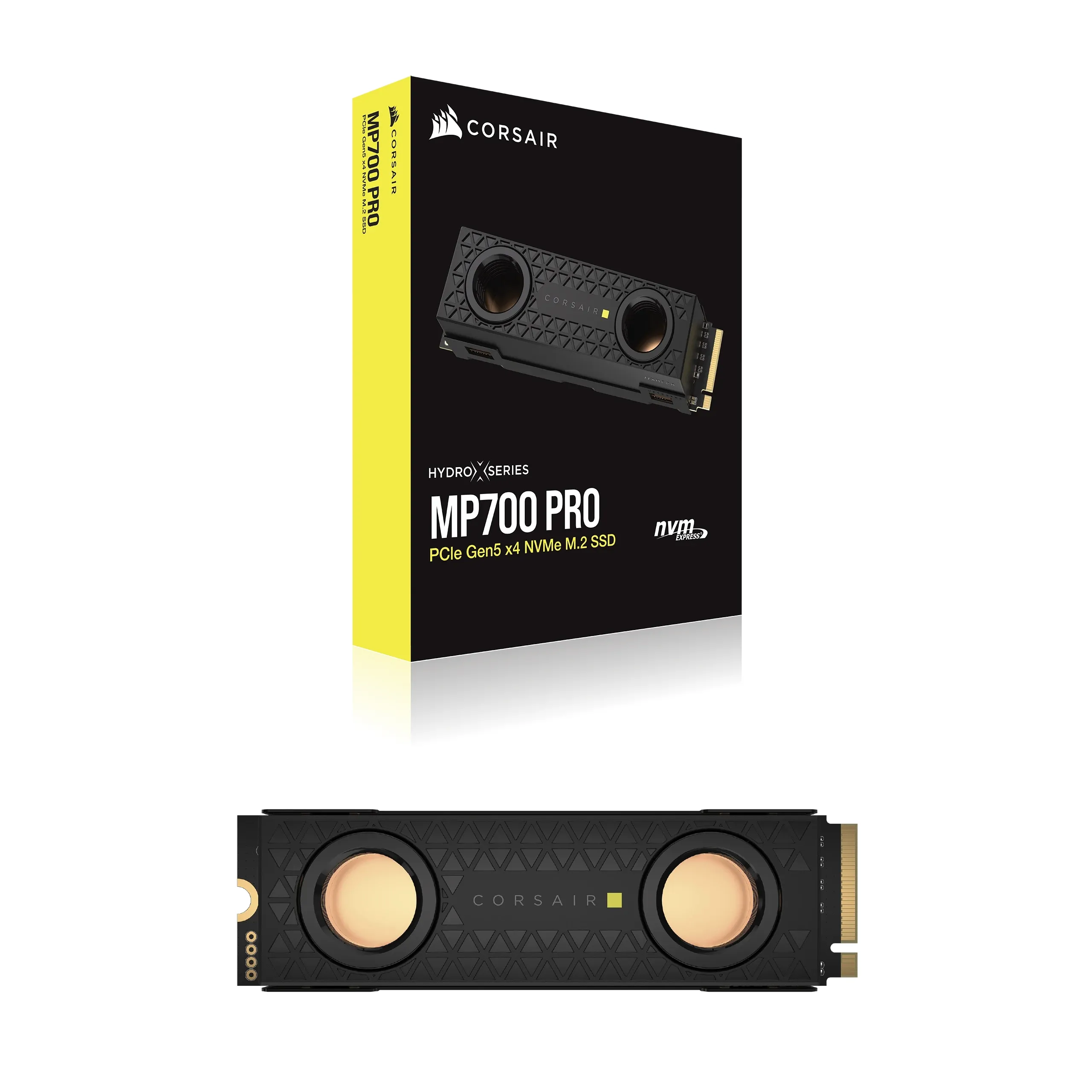 Corsair MP700 PRO Hydro X 2TB M.2 PCIe Gen5 NVMe SSD with Heatsink
