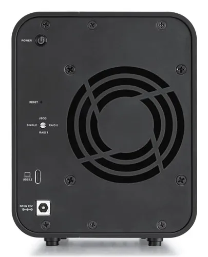 TERRAMASTER D5 Hybrid - direct attached storage enclosure, Black