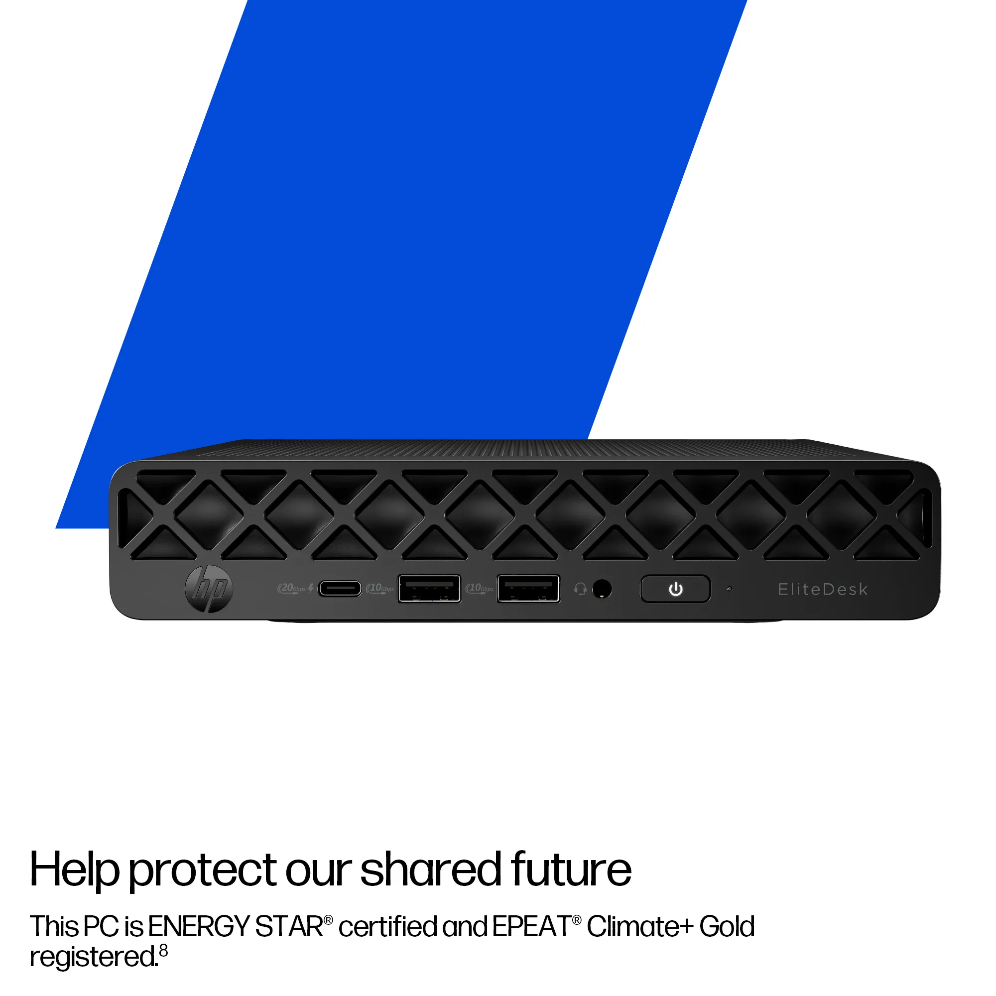 HP EliteDesk 8 Mini G1i Intel Core Ultra 5 235T, 16 Gt, 512 Gt, Win 11 Pro -minitietokone, Jack Black