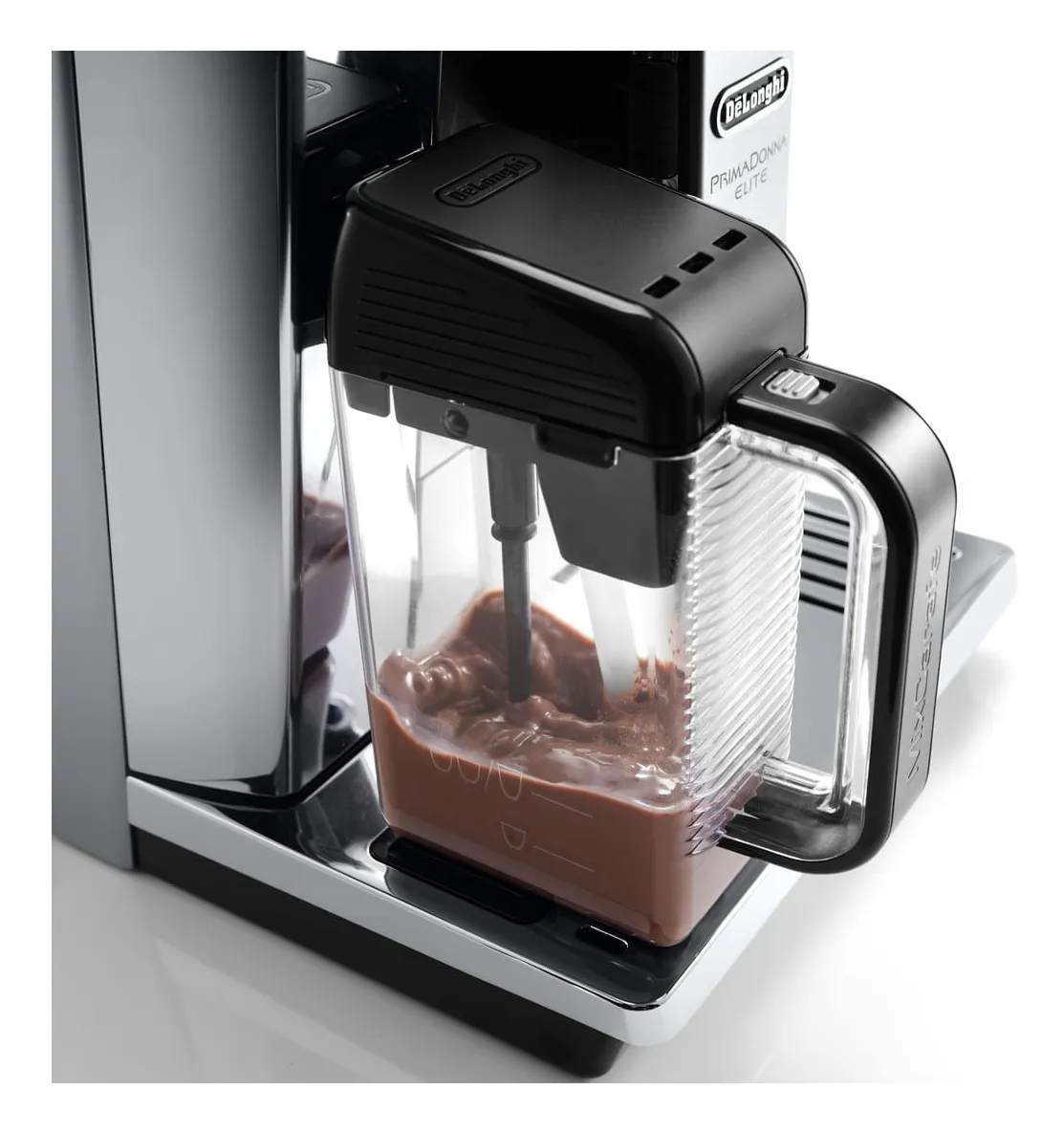 Delonghi PrimaDonna Elite Experience ECAM 650.85 MS - espressomaskin, Svart, Metallisk