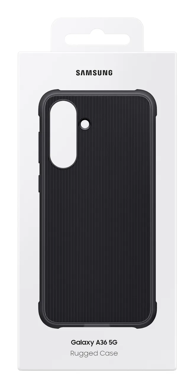 Samsung Galaxy A36 Rugged Case -suojakuori, Musta