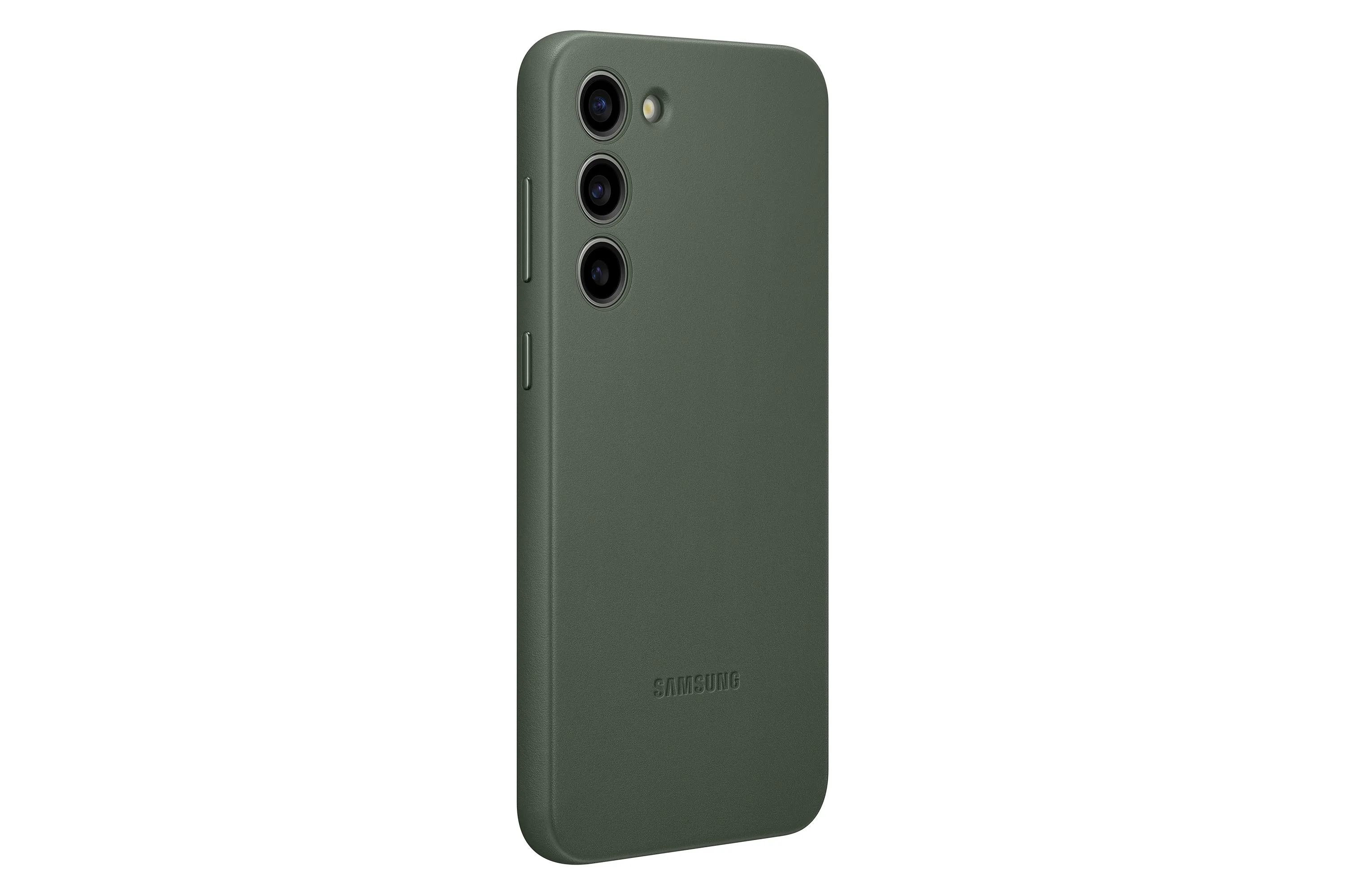 Samsung Galaxy S23+ Leather Case, Green