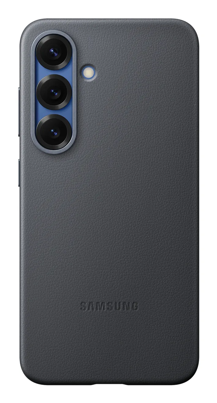 Samsung Galaxy S25 Kindsuit Faux Leather Case, Black