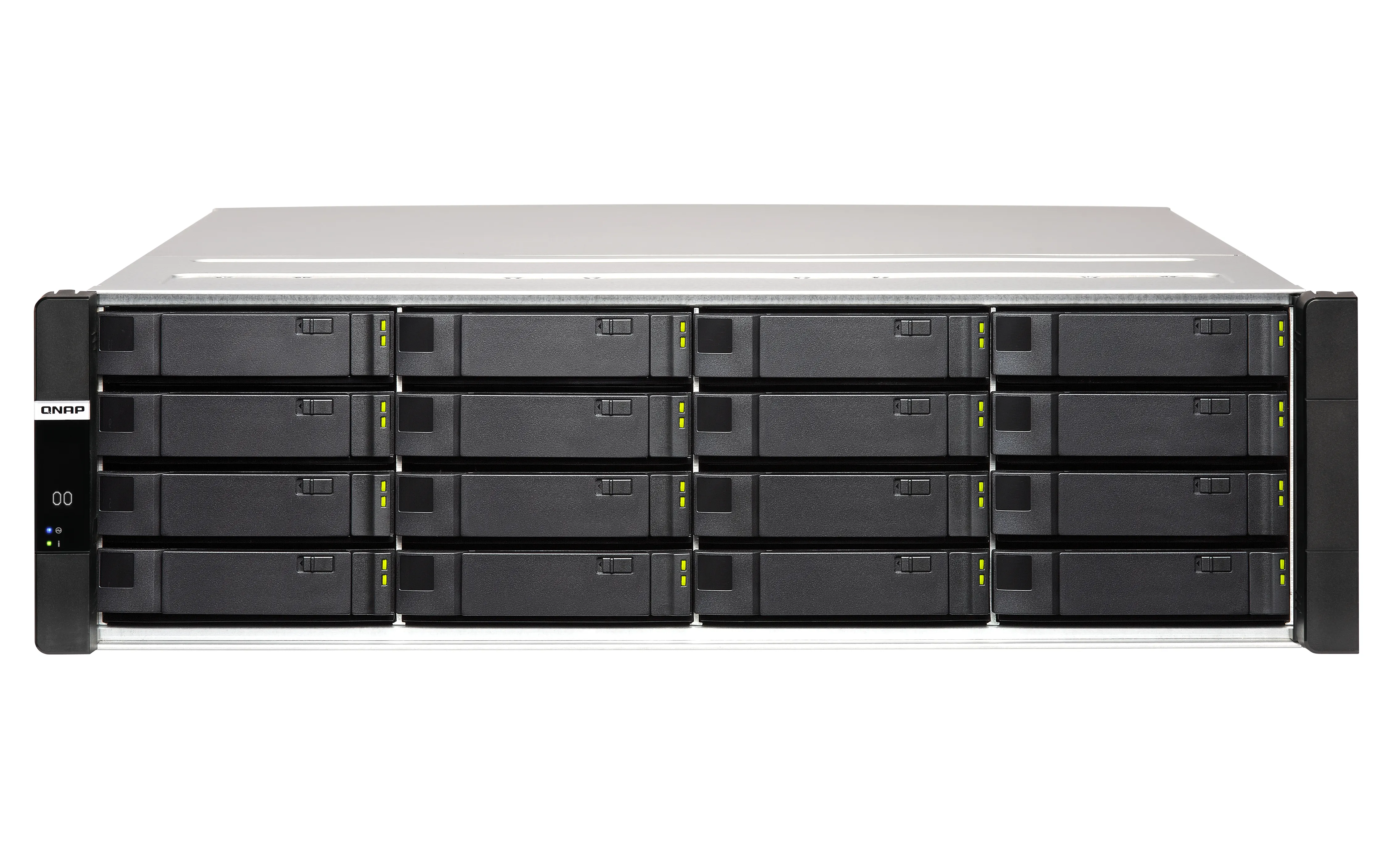 QNAP ES1686dc-2145NT-128G 16-Bay ZFS NAS Xeon D-2145NT 1.9GHz 8-core 128GB DDR4 2.5in/3.5in SAS 12Gbps 3 Gigabit LAN 4 10G-bE SFP+