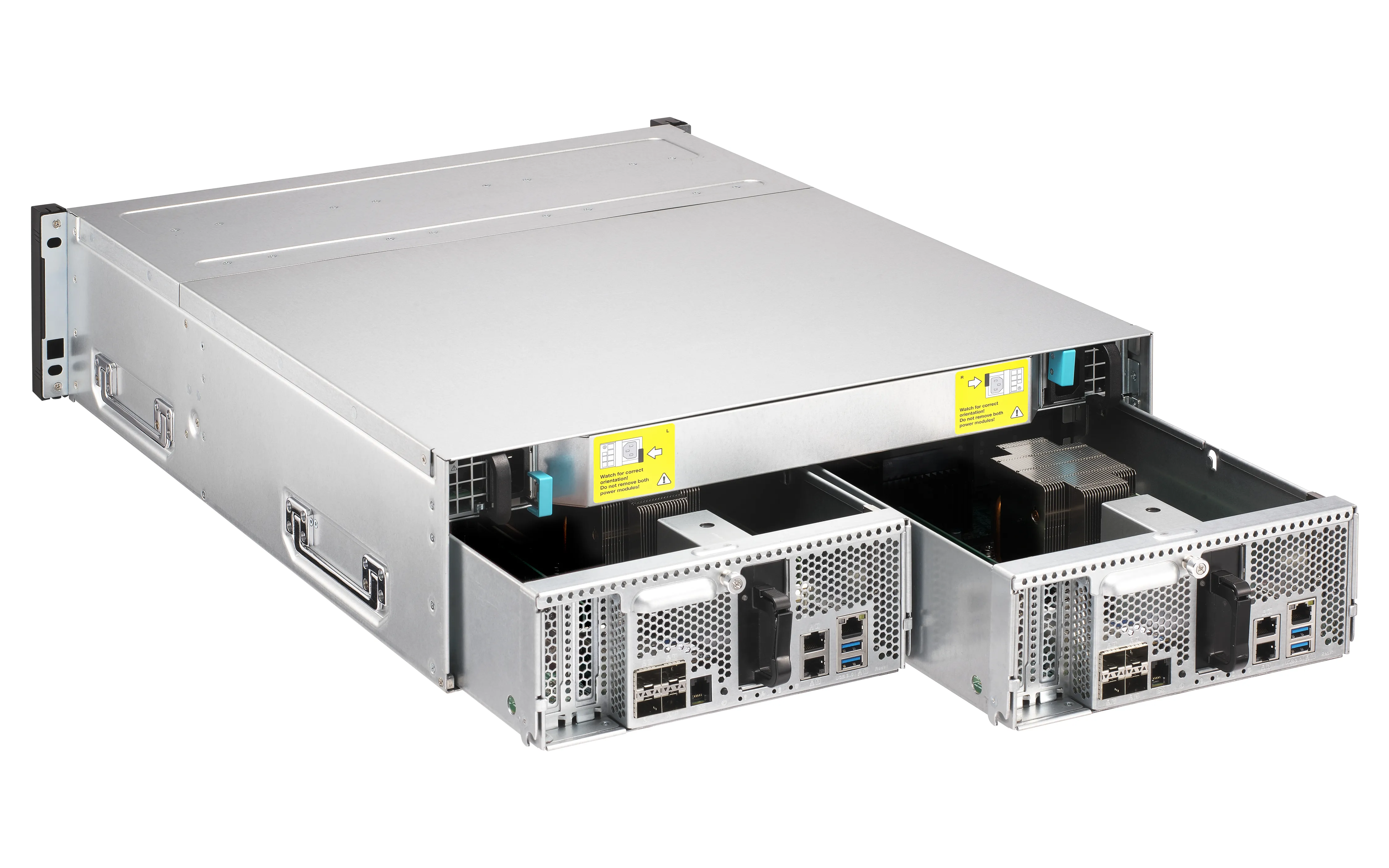 QNAP ES1686dc-2145NT-128G 16-Bay ZFS NAS Xeon D-2145NT 1.9GHz 8-core 128GB DDR4 2.5in/3.5in SAS 12Gbps 3 Gigabit LAN 4 10G-bE SFP+