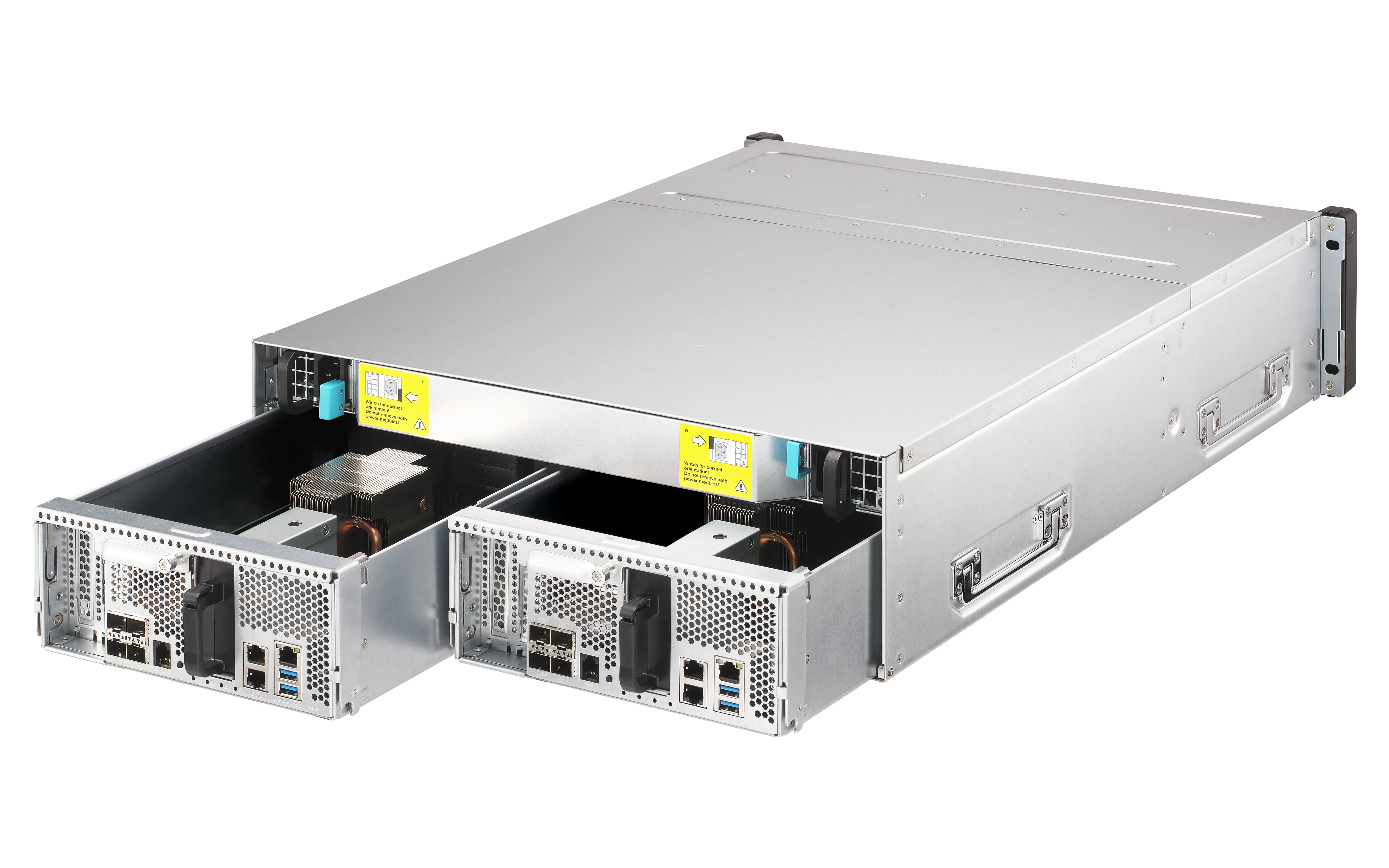 QNAP ES1686dc-2145NT-128G 16-Bay ZFS NAS Xeon D-2145NT 1.9GHz 8-core 128GB DDR4 2.5in/3.5in SAS 12Gbps 3 Gigabit LAN 4 10G-bE SFP+