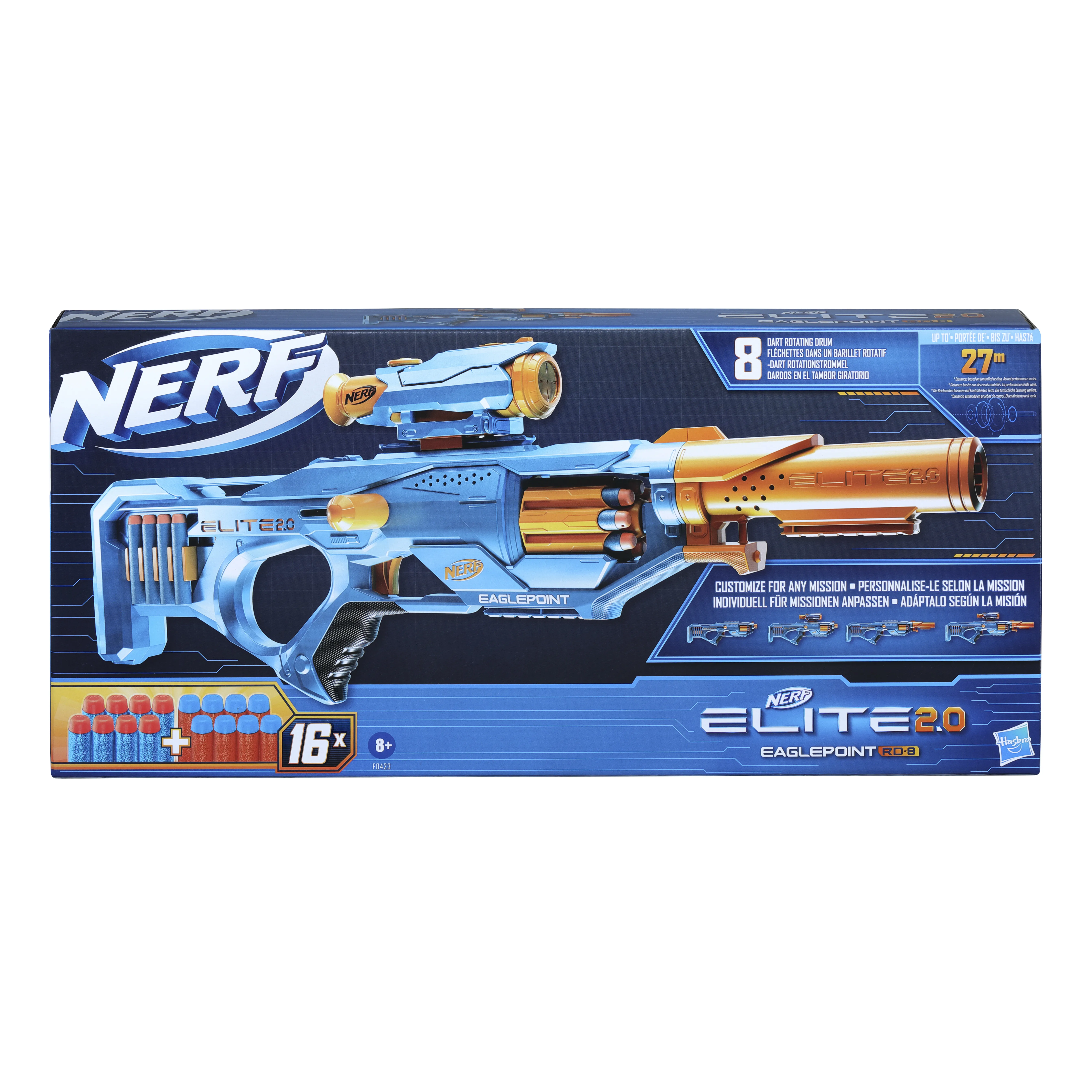 Nerf N-Strike Elite 2.0 Eaglepoint RD-8 -vaahtomuoviase